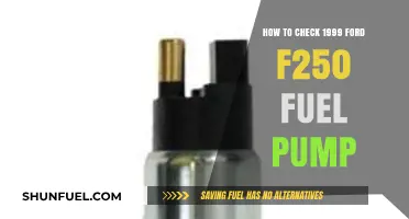Checking Your 1999 Ford F250 Fuel Pump: A Step-by-Step Guide
