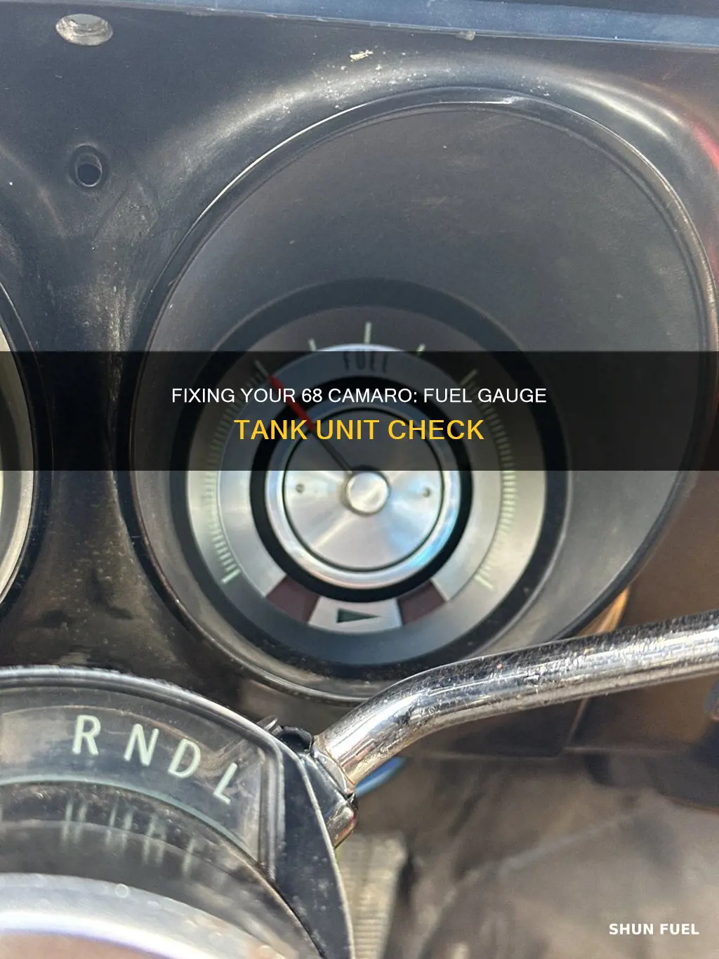 how to check 68 camaro fuel gauge tank unit