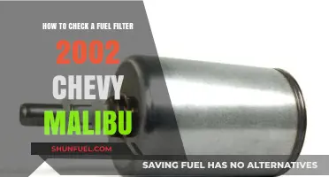 Inspecting Fuel Filter in 2002 Chevy Malibu: Step-by-Step Guide