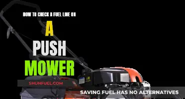 Inspecting Your Push Mower's Fuel Line: A Step-by-Step Guide