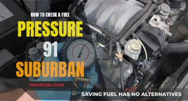 Checking Fuel Pressure: 91 Suburban DIY Guide