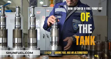 Testing a Fuel Pump: Out-of-Tank Inspection Guide