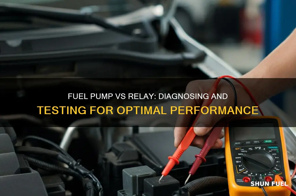 how to check a fuel pump vs fuel pump relay