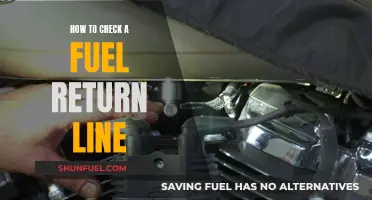 Mastering Fuel Safety: A Guide to Checking Return Lines