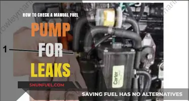 Detecting Leaks in Manual Fuel Pumps: A Step-by-Step Guide