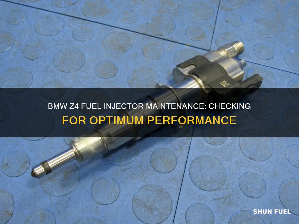 how to check bmw z4 fuel injectors