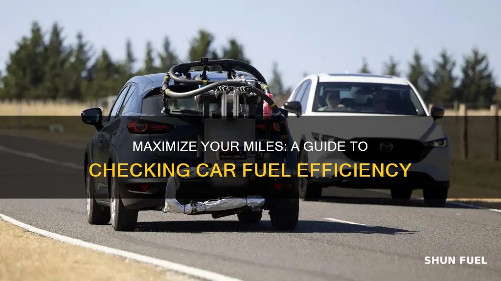 how to check car fuel efficiency