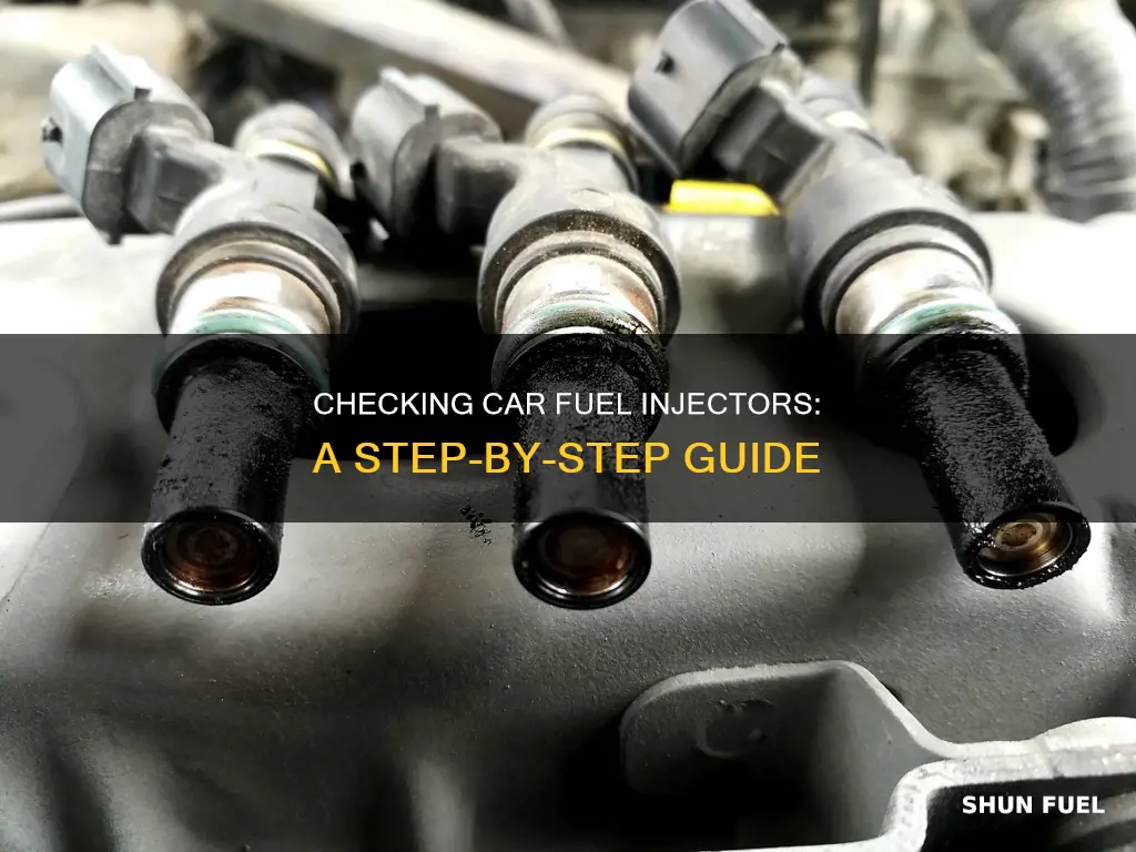how to check car fuel injectors