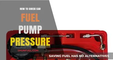 How to Check Car Fuel Pump Pressure: A Step-by-Step Guide