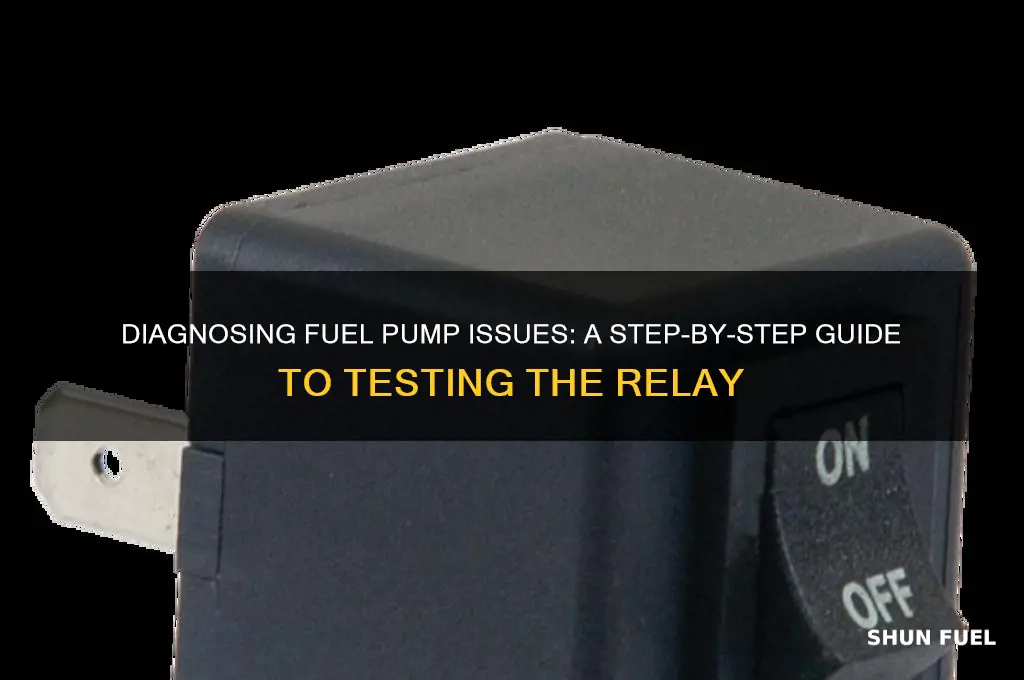 how to check condition fuel pump relay
