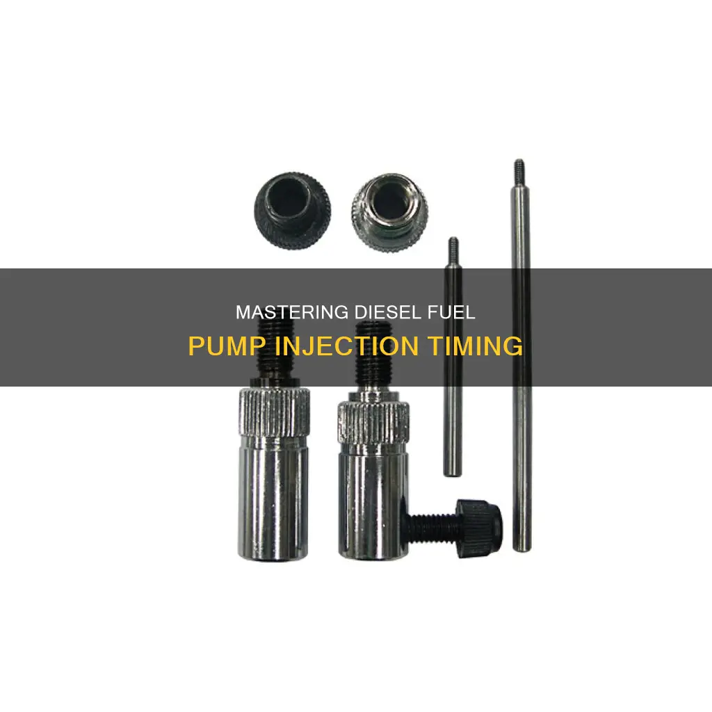 how to check diesel fuel pump injection timing