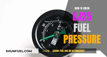 Checking Fuel Pressure in EJ25 Engines: A Step-by-Step Guide