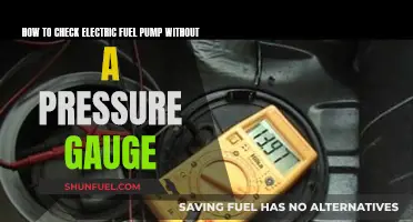 Diagnosing Electric Fuel Pumps: DIY Without a Pressure Gauge