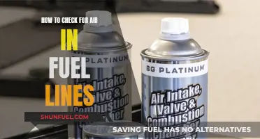 Finding Air in Fuel Lines: A Step-by-Step Guide