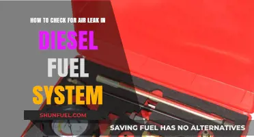 Detecting Air Leaks in Diesel Fuel Systems