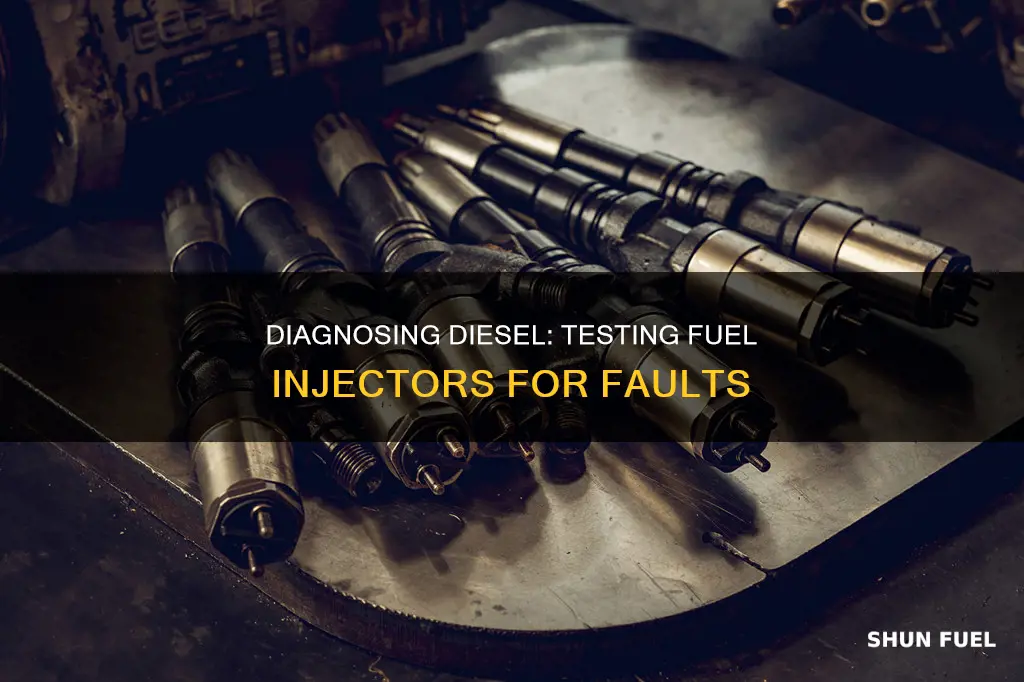how to check for bad diesel fuel injectors