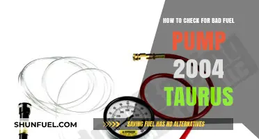 Diagnosing a Faulty Fuel Pump in Your 2004 Ford Taurus