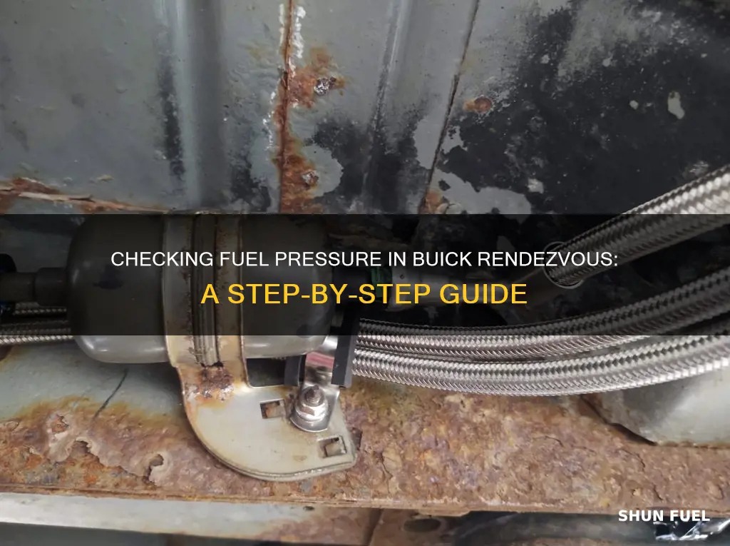 how to check for fuel pressure buick rendevous