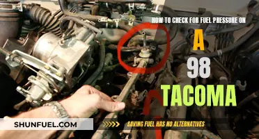 Diagnosing Fuel Pressure Issues in a '98 Tacoma