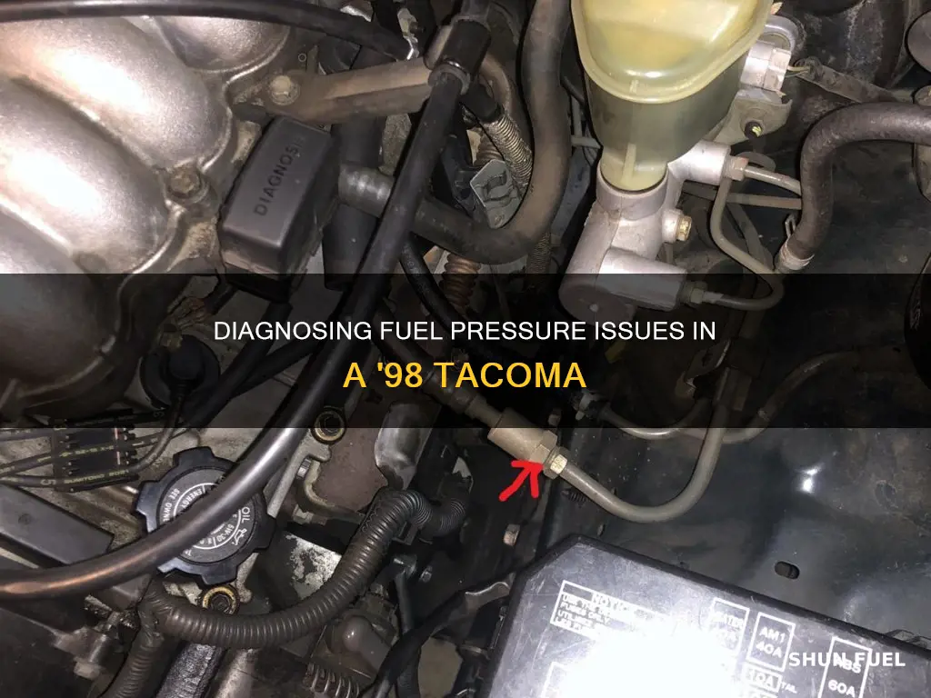 how to check for fuel pressure on a 98 tacoma