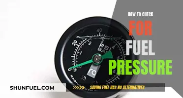 Checking Fuel Pressure: DIY Guide to Testing