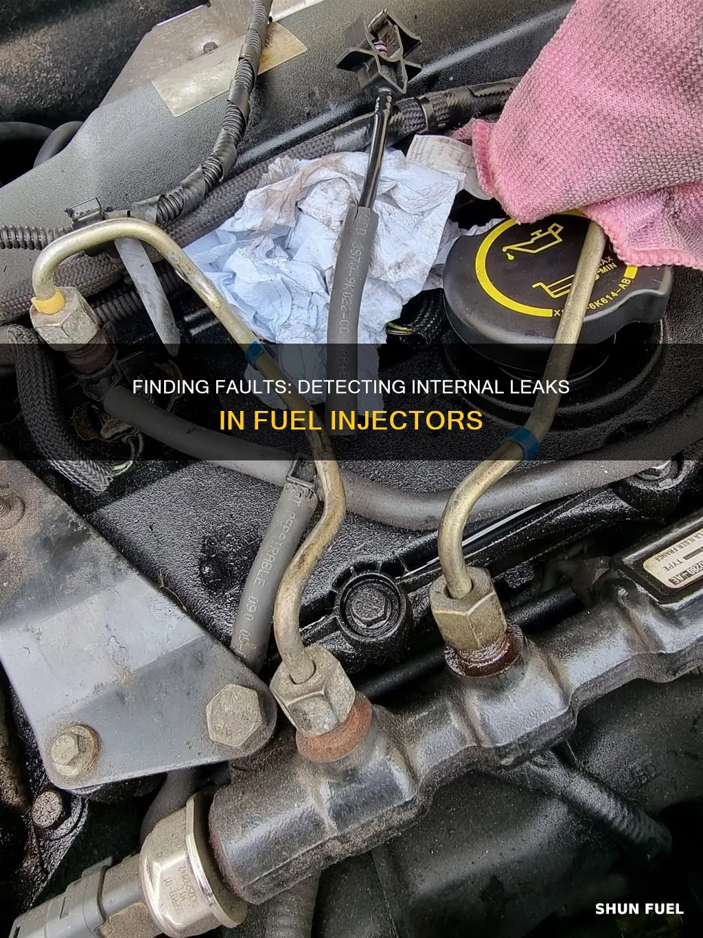 how to check for internal leaking fuel injector
