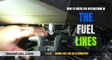 Fuel Line Inspection: Tips for Identifying Blockages and Restrictions