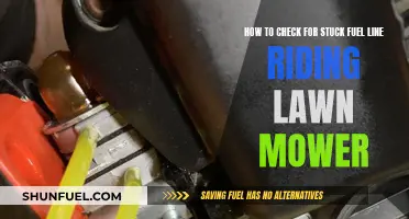 Unblocking Fuel Lines in Riding Lawn Mowers: DIY Guide