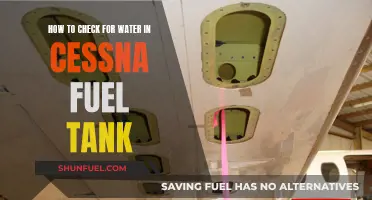 Checking Cessna Fuel Tanks for Water