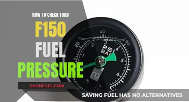 Troubleshooting Ford F150: Checking Fuel Pressure