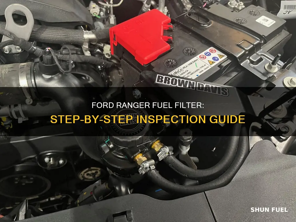 how to check ford ranger fuel filter