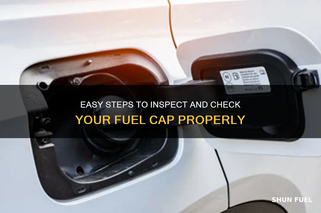 how to check fuel cap