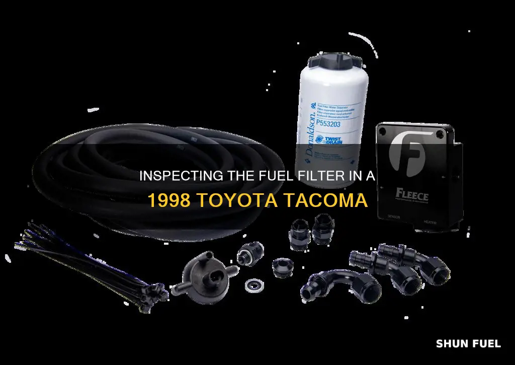 how to check fuel filter 1998 toyota tacoma