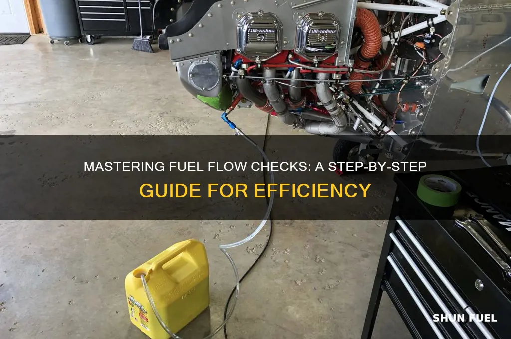 how to check fuel flow