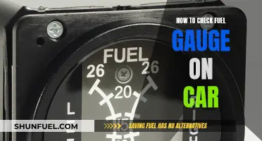 Checking Your Car's Fuel Gauge: A Step-by-Step Guide