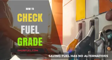 How to Check Fuel Grade: A Quick and Easy Guide