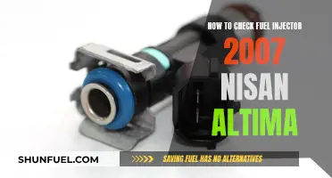 Checking Fuel Injectors in a 2007 Nissan Altima
