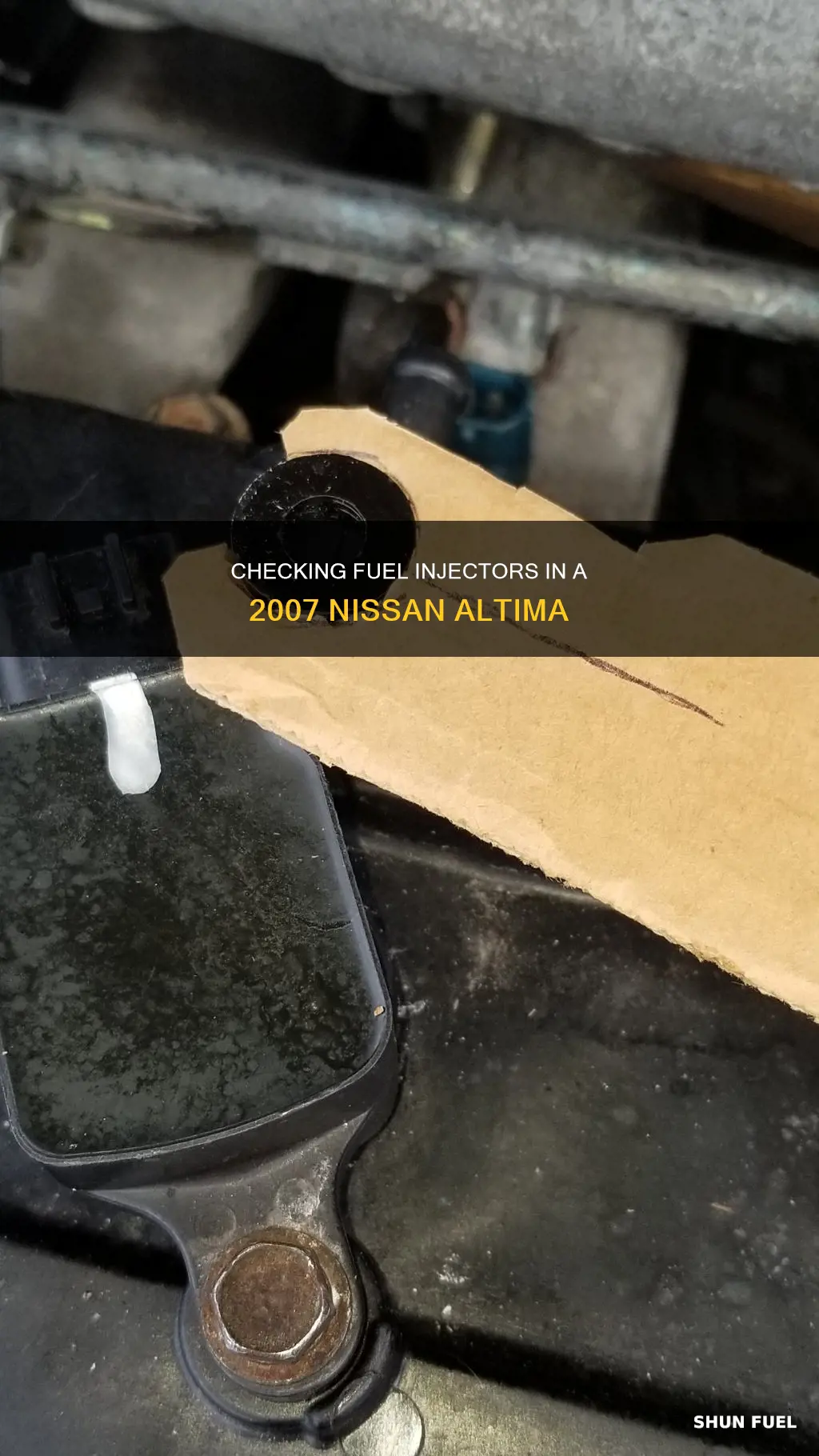how to check fuel injector 2007 nisan altima