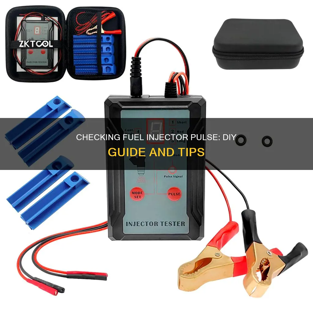 how to check fuel injector pulse