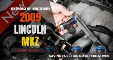 Checking Fuel Injector Wires in a 2009 Lincoln MKZ