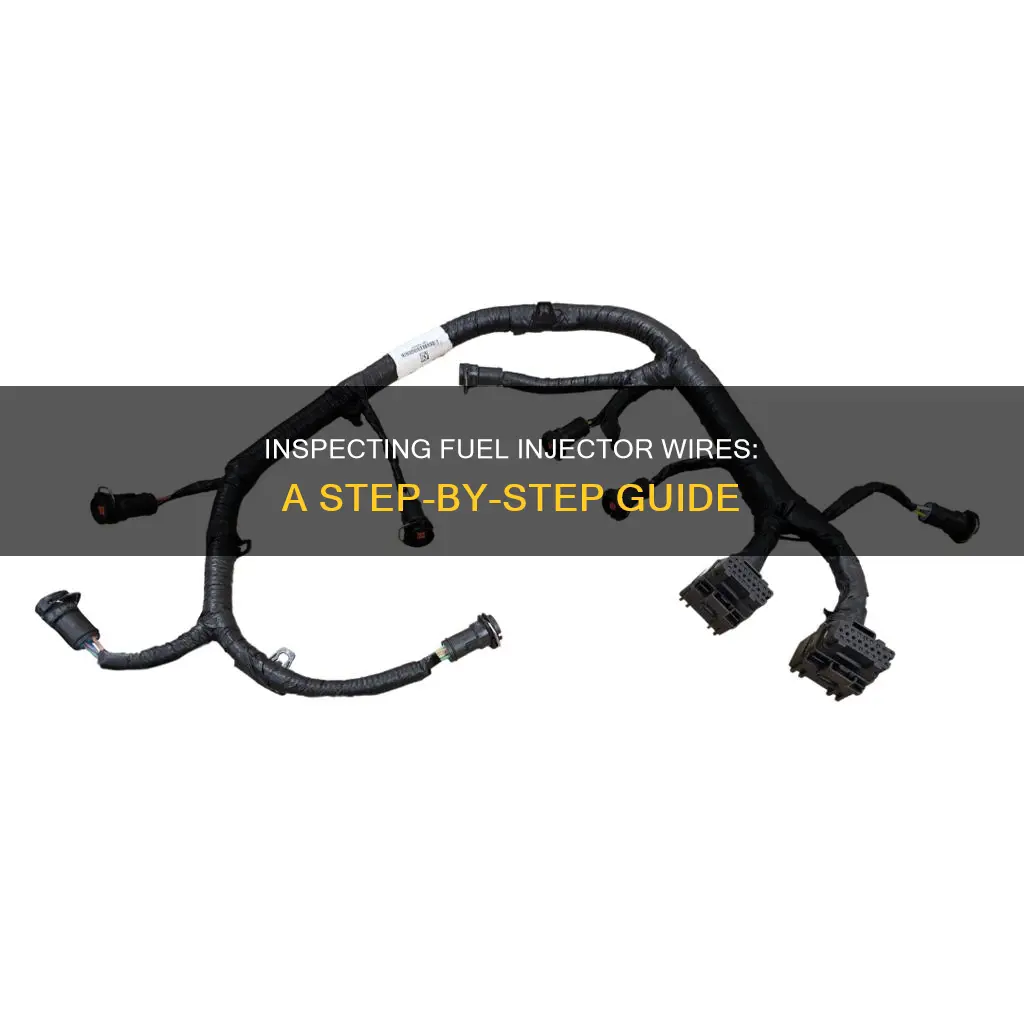 how to check fuel injector wires
