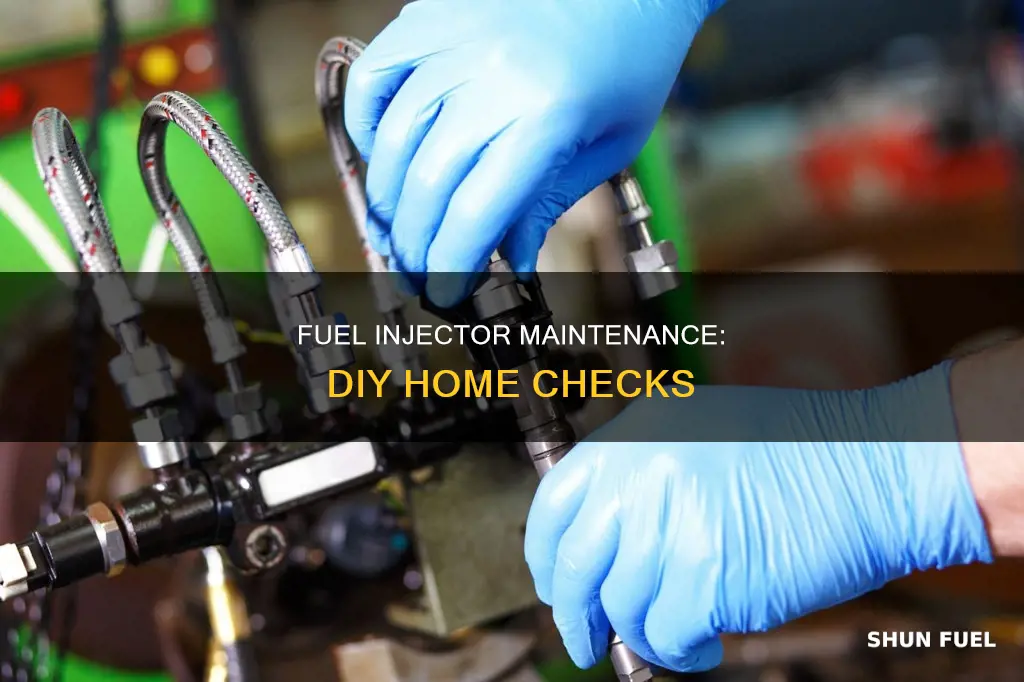 how to check fuel injectors at home