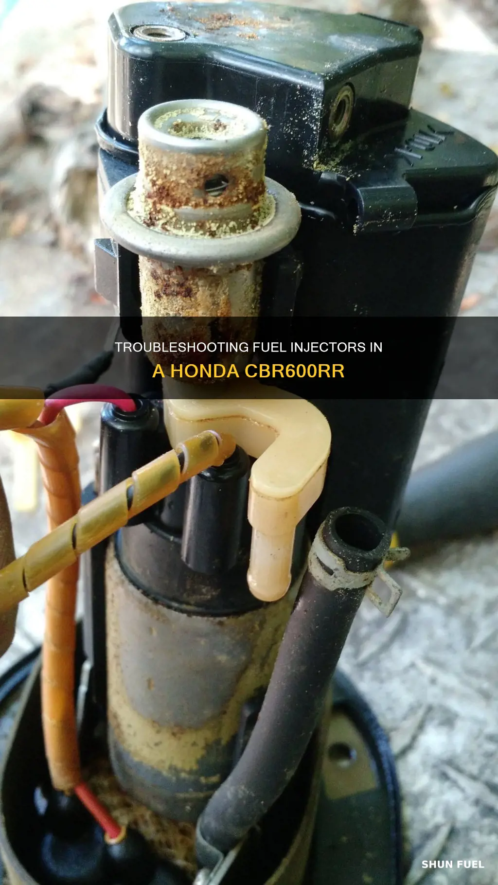 how to check fuel injectors honda cbr 600rr
