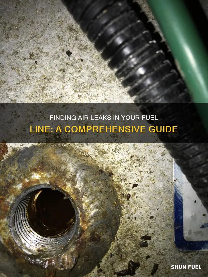 how to check fuel line for air leaks