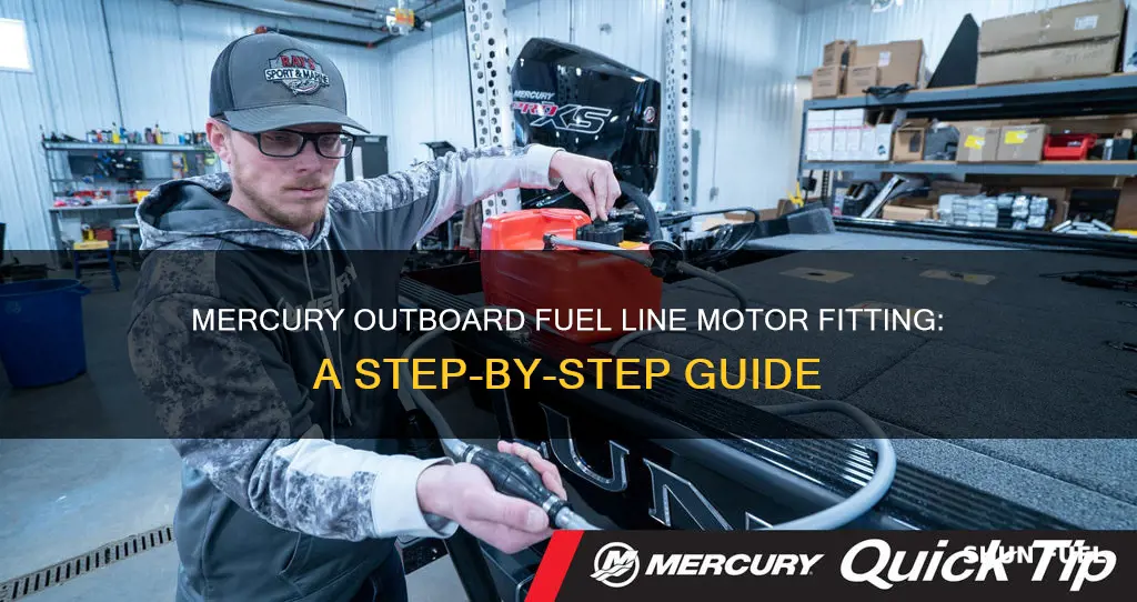 how to check fuel line motor fitting mercury outboard