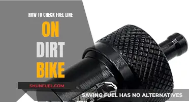 Dirt Bike Fuel Line: Maintenance and Checks