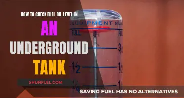 Checking Fuel Oil Levels in Underground Tanks