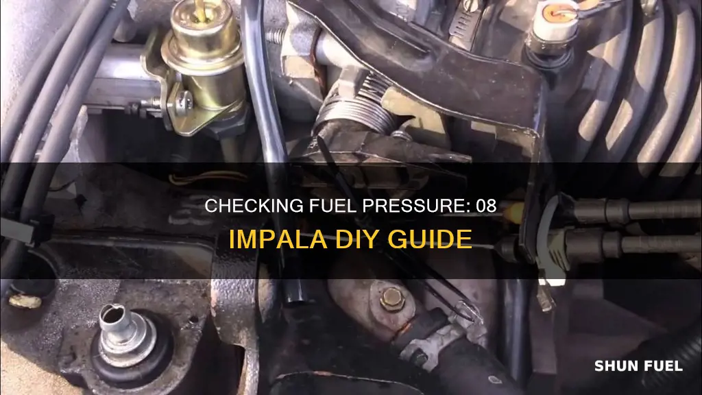 how to check fuel pressure 08 impala