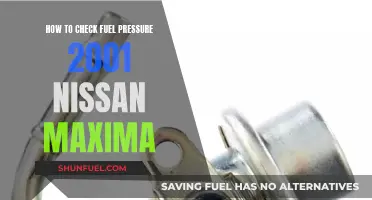 Checking Fuel Pressure: 2001 Nissan Maxima Guide