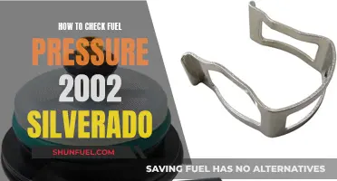 Checking Fuel Pressure: 2002 Silverado Guide